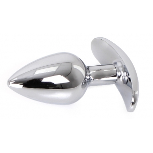 Plug Bijou Anal avec Base arrondie CURVE 6 x 2.8 cm | Bijou rouge