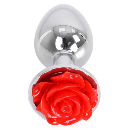 Plug Bijou Anal Alu ROSE 6 x 2.8 cm