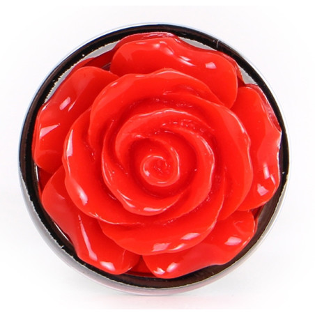 Plug Bijou Anal Alu ROSE 6 x 2.8 cm