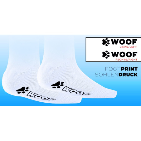 Chaussettes SNEAKFREAXX PUPPY NEON Blanc-Vert