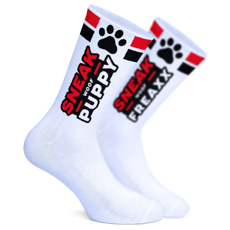 Chaussettes SNEAK WOOF PUPPY Rouge