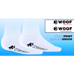Chaussettes SNEAK WOOF PUPPY Rouge