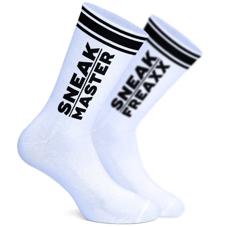 Chaussettes SNEAK MASTER Blanc-Noir