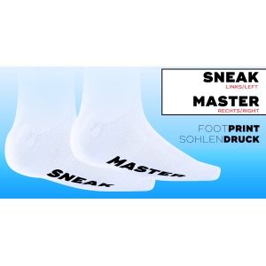 Chaussettes SNEAK MASTER Blanc-Noir