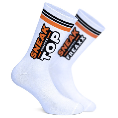Chaussettes SNEAK BERLIN TOP Noir-Orange