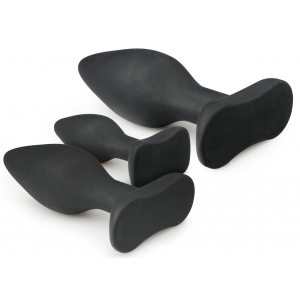 Kit de 3 Plugs Silicone ROCKET Noirs