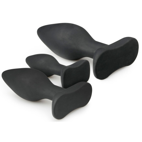 Kit de 3 Plugs Silicone ROCKET Noirs