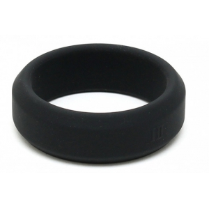 Cockring en silicone SOFT RING 18mm Noir