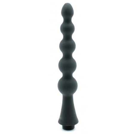 Embout de Lavement anal BEADS Silicone 17 x 3 cm