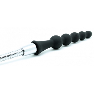 Embout de Lavement anal BEADS Silicone 17 x 3 cm