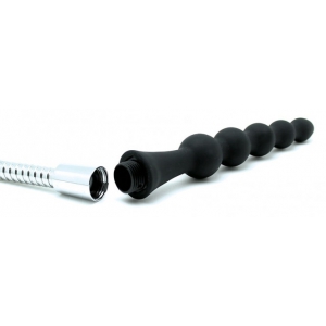 Embout de Lavement anal BEADS Silicone 17 x 3 cm