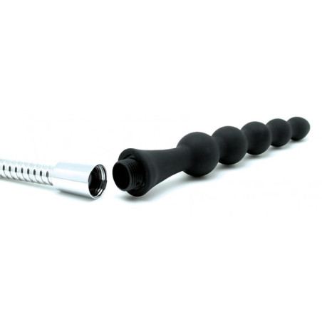 Embout de Lavement anal BEADS Silicone 17 x 3 cm