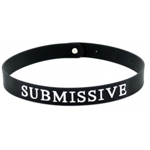 Collier en silicone SUBMISSIVE