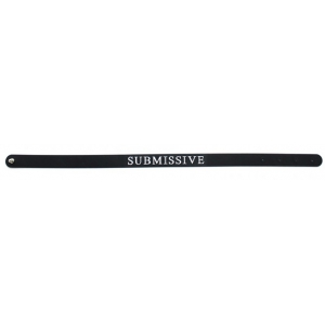 Collier en silicone SUBMISSIVE