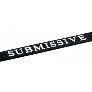 Collier en silicone SUBMISSIVE