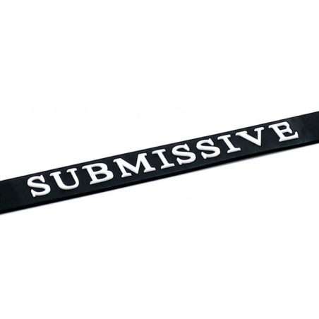 Collier en silicone SUBMISSIVE