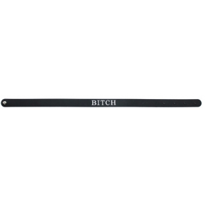 Collier en silicone BITCH