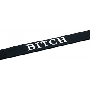 Collier en silicone BITCH