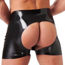 Short Bottomless en latex 2