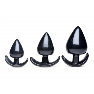 Pack de 3 Plugs SPADES Noir