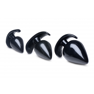 Pack de 3 Plugs SPADES Noir