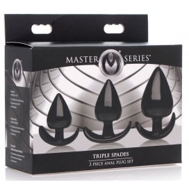 Pack de 3 Plugs SPADES Noir 2