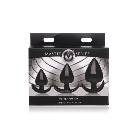 Pack de 3 Plugs SPADES Noir