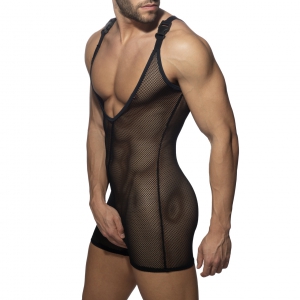 Combinaison Singlet MESH WRESTLING SUIT Noir