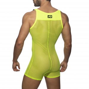 Combinaison Singlet MESH WRESTLING SUIT Fluo