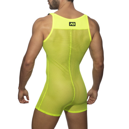 Combinaison Singlet MESH WRESTLING SUIT Fluo