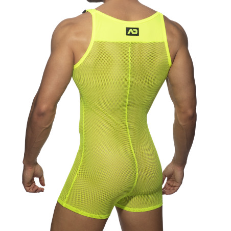 Combinaison Singlet MESH WRESTLING SUIT Fluo