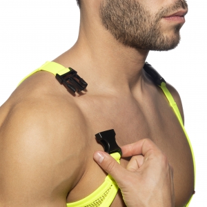 Combinaison Singlet MESH WRESTLING SUIT Fluo
