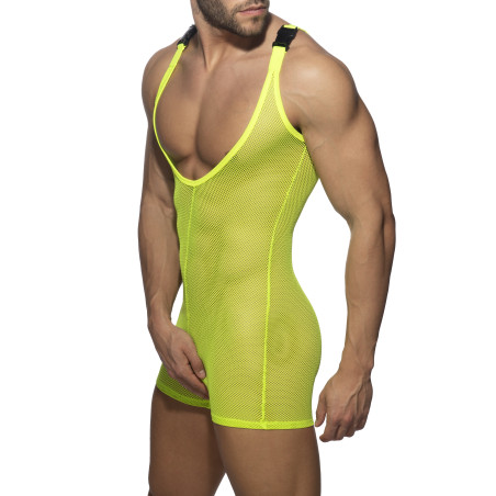 Combinaison Singlet MESH WRESTLING SUIT Fluo