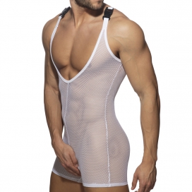 Combinaison Singlet MESH WRESTLING SUIT Blanc