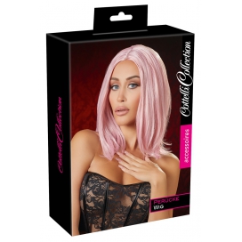 Perruque Cheveux mi-longs Roses 2