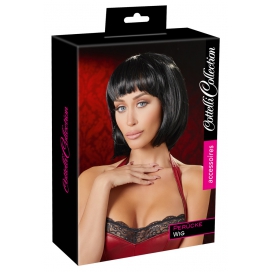 Perruque Cheveux courts Bob Noirs 2