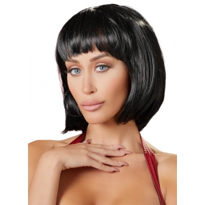 Perruque Cheveux courts Bob Noirs