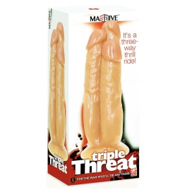 Gode TRIPLE THREAT 26 x 8.5cm 2