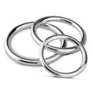 Lot de 3 Cockings en métal SINNER RINGS 40 à 50mm