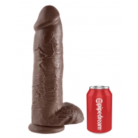 Gros gode King Cock de 31cm avec couleur marron comme la bite Black