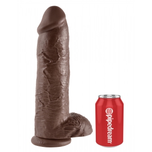 Gros gode King Cock de 31cm avec couleur marron comme la bite Black