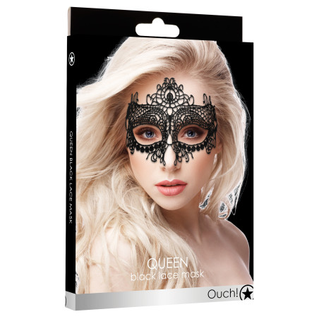 Masque Dentelle élégant QUEEN LACE Noir