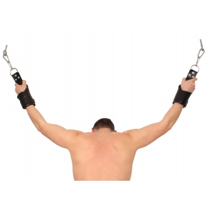 Menottes suspension en cuir - Mains-Pieds