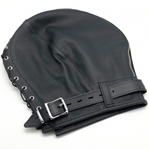 Cagoule sensorielle en cuir NO SENSOR Noir