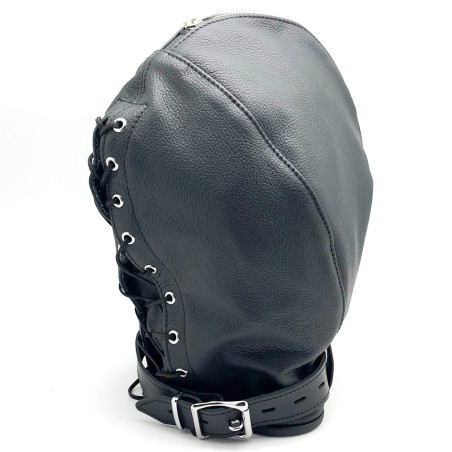 Cagoule sensorielle en cuir NO SENSOR Noir