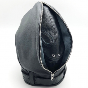Cagoule sensorielle en cuir NO SENSOR Noir