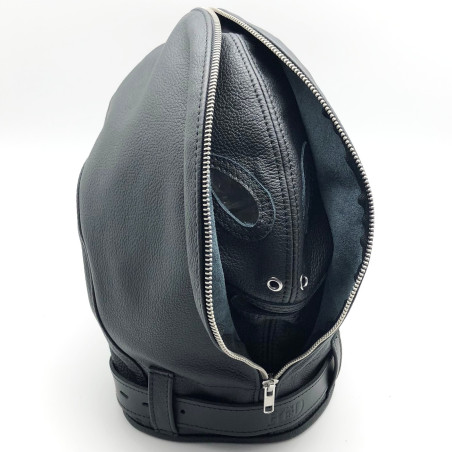 Cagoule sensorielle en cuir NO SENSOR Noir