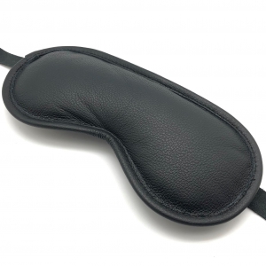 Masque en cuir rembourré BLING UP Noir