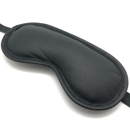 Masque en cuir rembourré BLING UP Noir