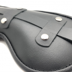 Masque en cuir rembourré BLING UP Noir
